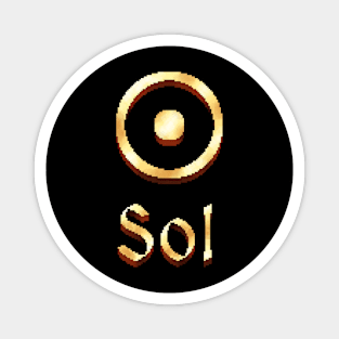 Golden Sol Magnet